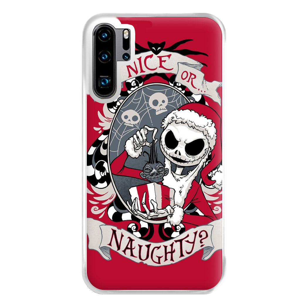 Nice Or Naughty - A Nightmare Before Christmas Phone Case for Huawei P30 Pro