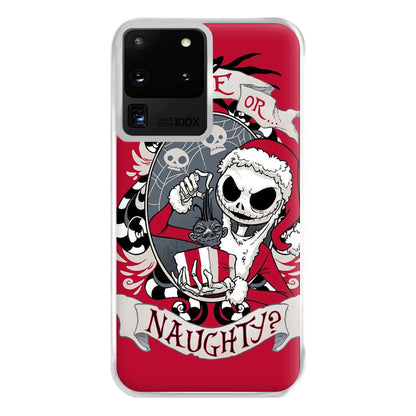 Nice Or Naughty - A Nightmare Before Christmas Phone Case for Galaxy S20 Ultra