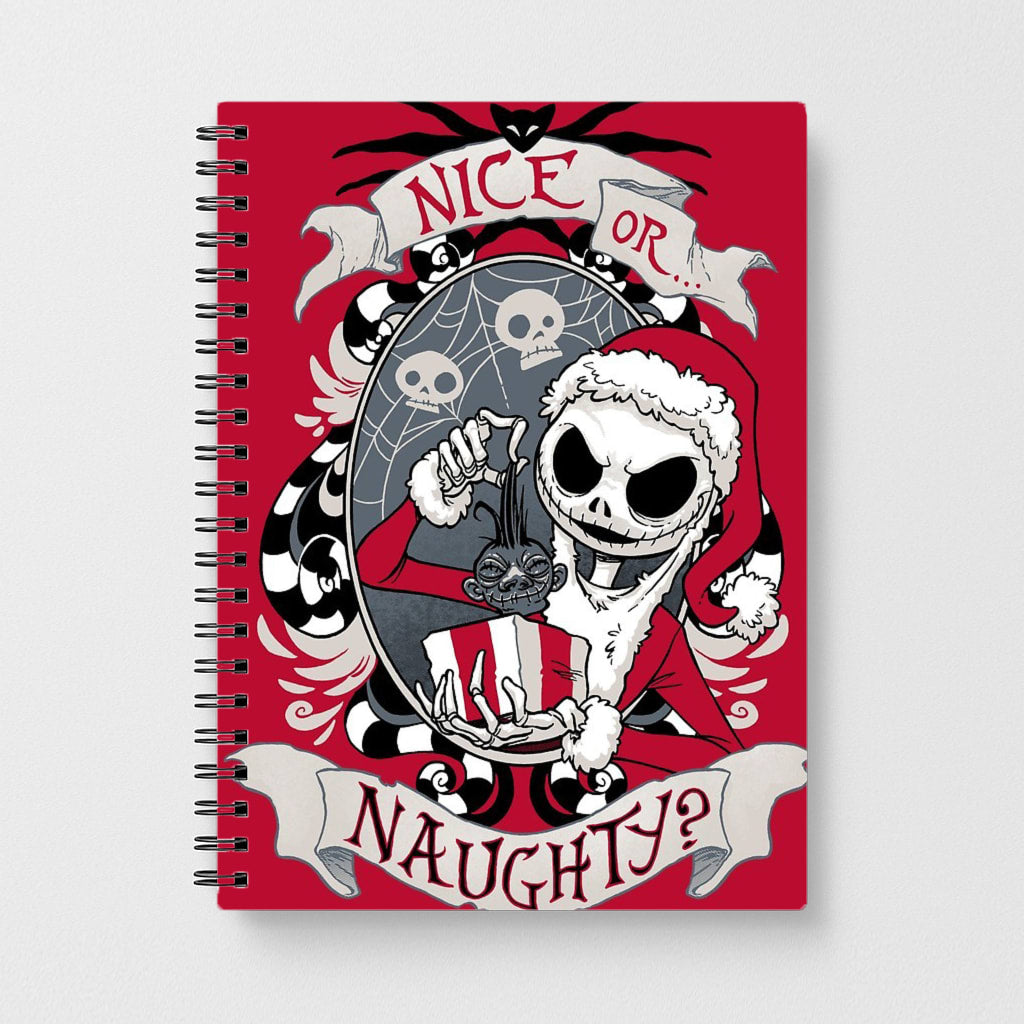 Nice Or Naughty - A Nightmare Before Christmas Notebook