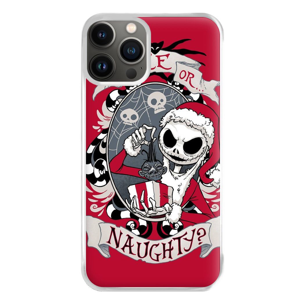 Nice Or Naughty - A Nightmare Before Christmas Phone Case for iPhone 13 Pro Max