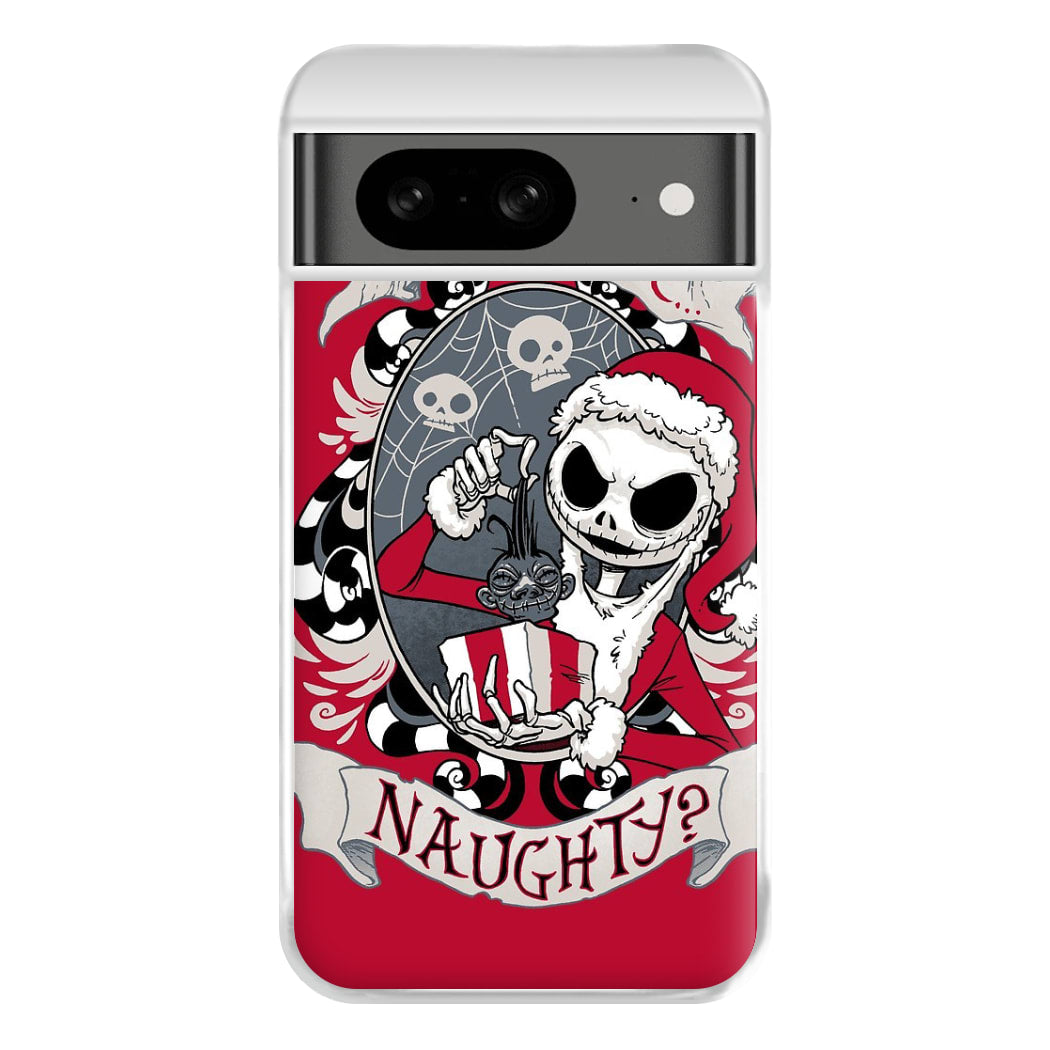 Nice Or Naughty - A Nightmare Before Christmas Phone Case for Google Pixel 8