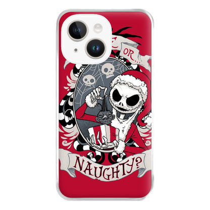 Nice Or Naughty - A Nightmare Before Christmas Phone Case for iPhone 14 Plus