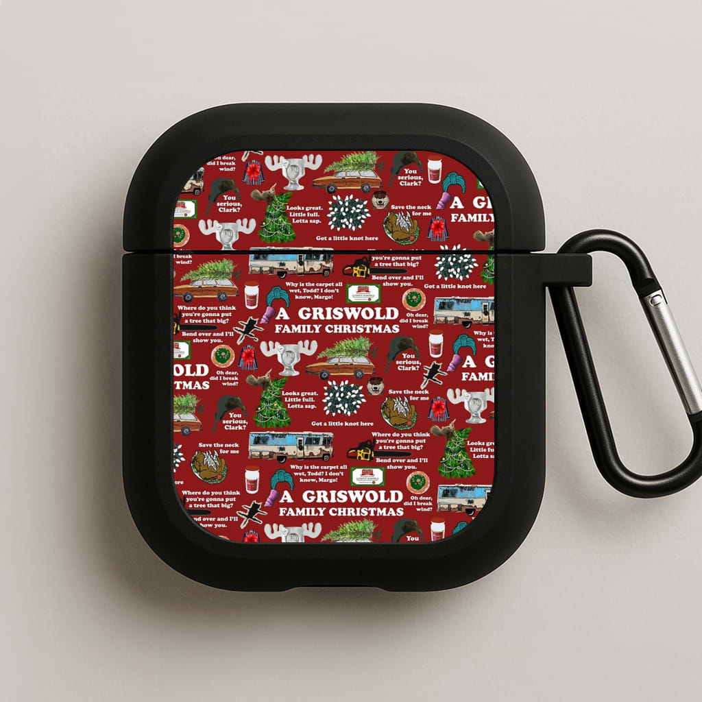 Christmas Holiday Collage AirPods Case