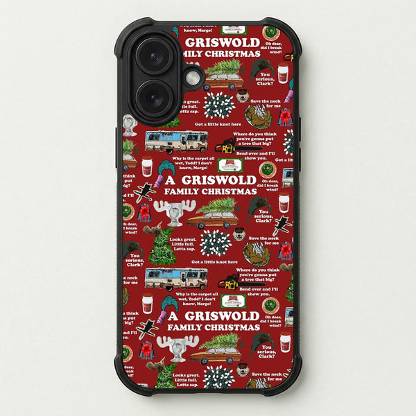Christmas Holiday Collage Phone Case — Bumper case
