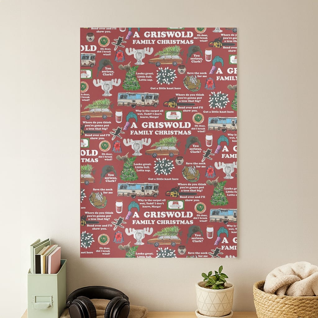 Christmas Holiday Collage Poster