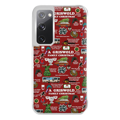 Christmas Holiday Collage Phone Case for Galaxy S20FE