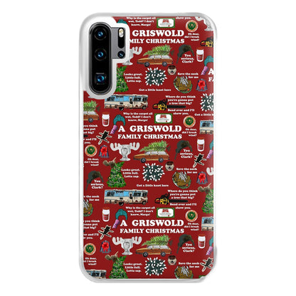 Christmas Holiday Collage Phone Case for Huawei P30 Pro