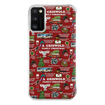 Christmas Holiday Collage Phone Case for Galaxy A41