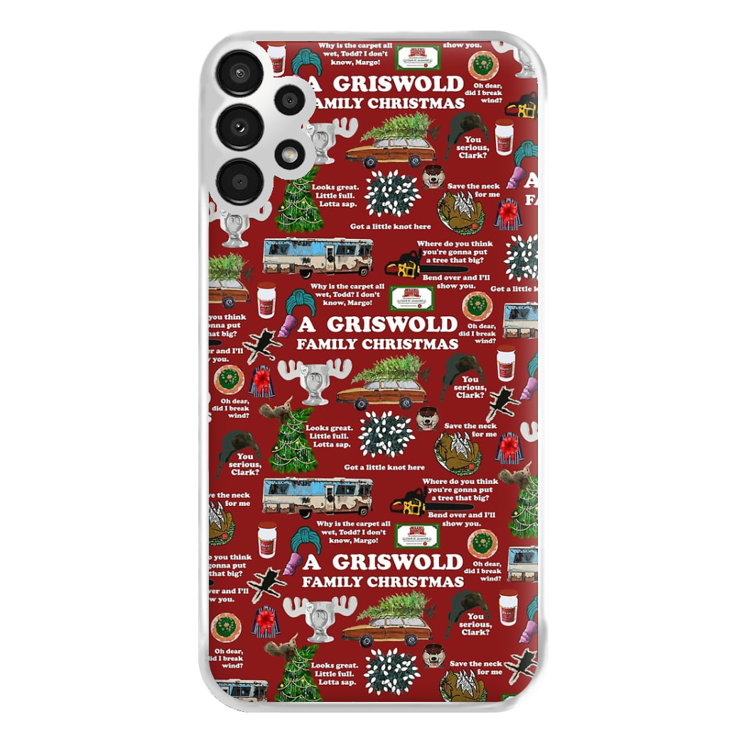 Christmas Holiday Collage Phone Case for Galaxy A13