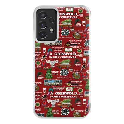 Christmas Holiday Collage Phone Case for Galaxy A52 / A52s