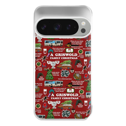 Christmas Holiday Collage Phone Case for Google Pixel 9 Pro XL