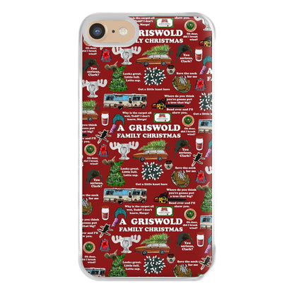 Christmas Holiday Collage Phone Case for iPhone 6 / 7 / 8 / SE