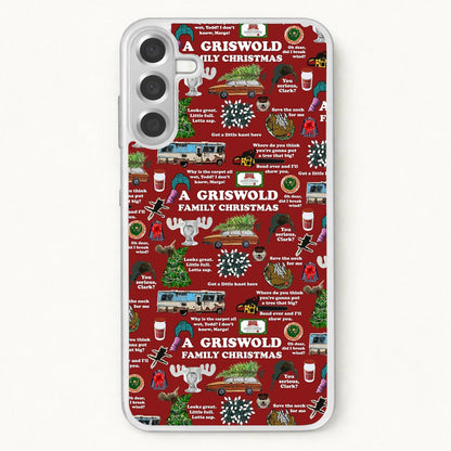Christmas Holiday Collage Phone Case for Galaxy A37