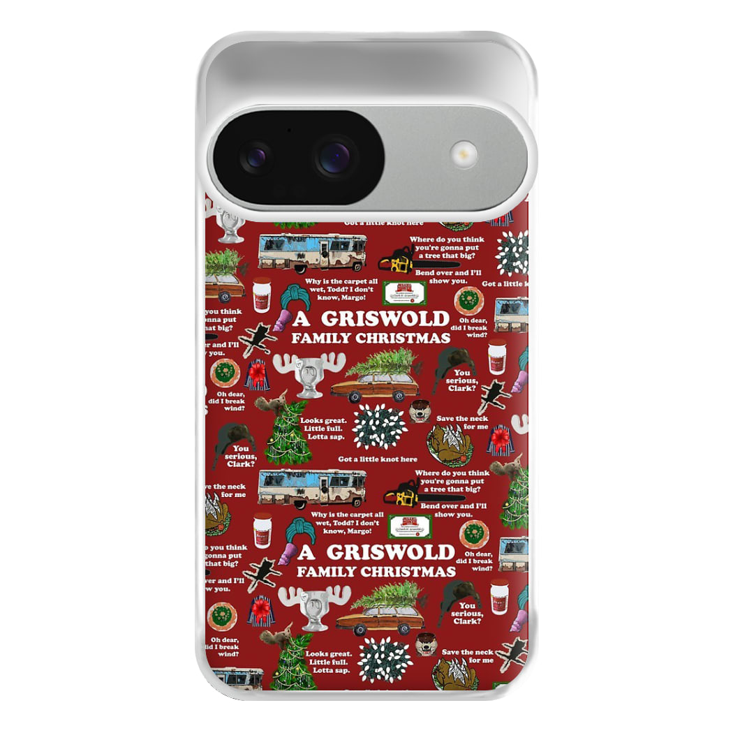 Christmas Holiday Collage Phone Case for Google Pixel 9 / 9 Pro