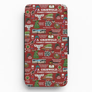 Christmas Holiday Collage Flip Wallet Phone Case 1