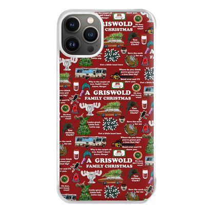 Christmas Holiday Collage Phone Case for iPhone 13