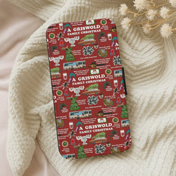 Christmas Holiday Collage Flip Wallet Phone Case