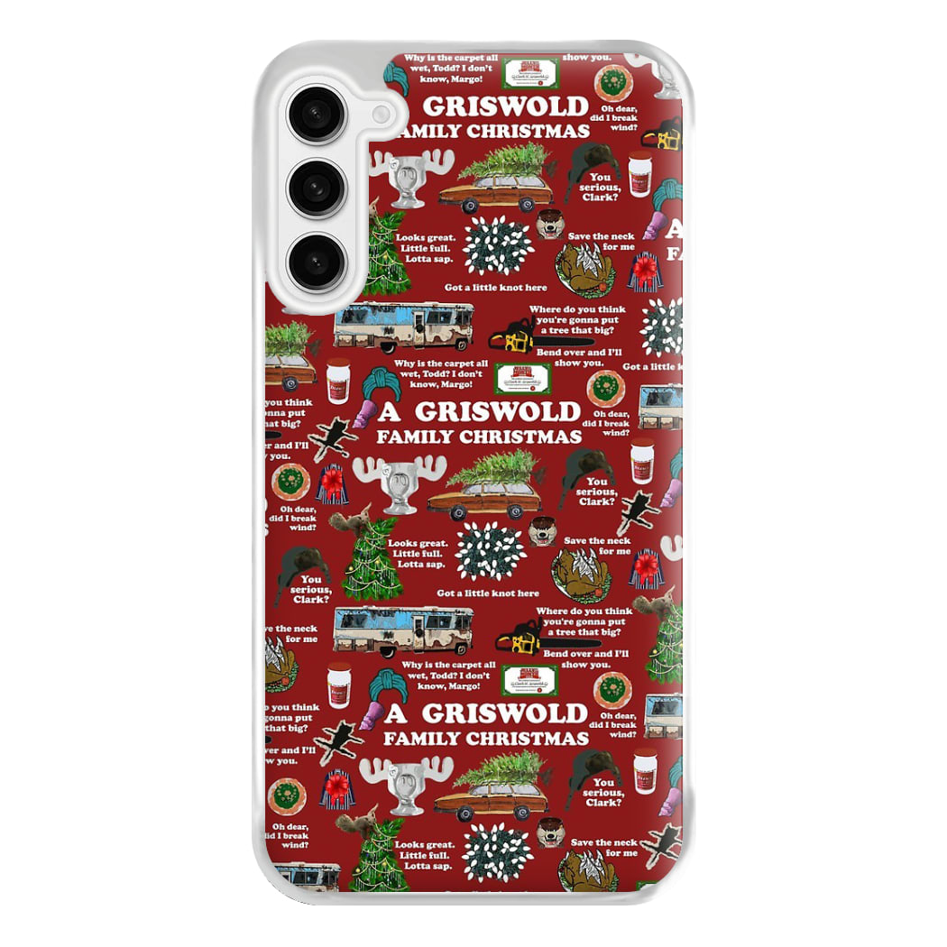 Christmas Holiday Collage Phone Case for Galaxy S23FE