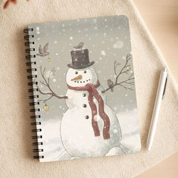Christmas Snowman Drawing Notepad
