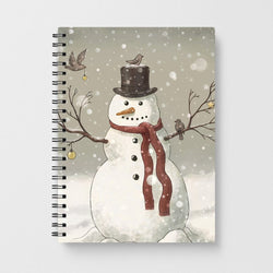 Christmas Snowman Drawing Notebook