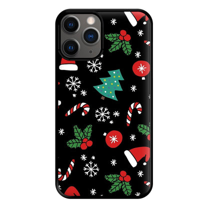 Christmas Objects Pattern Phone Case for iPhone 12 Pro Max