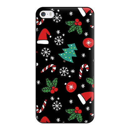 Christmas Objects Pattern Phone Case for iPhone 5 / 5s / SE 2016