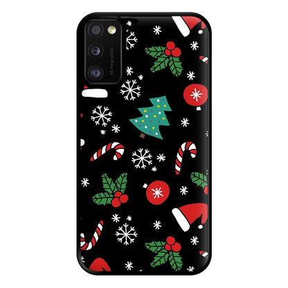 Christmas Objects Pattern Phone Case for Galaxy A41