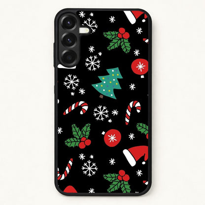 Christmas Objects Pattern Phone Case for Galaxy A17
