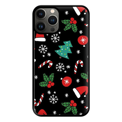 Christmas Objects Pattern Phone Case for iPhone 11 Pro Max