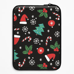 Christmas Objects Pattern Universal Laptop Sleeve