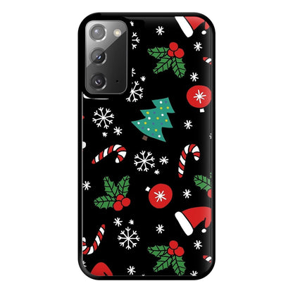 Christmas Objects Pattern Phone Case for Galaxy Note 20 Ultra