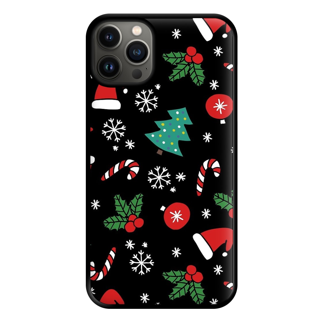 Christmas Objects Pattern Phone Case for iPhone 13