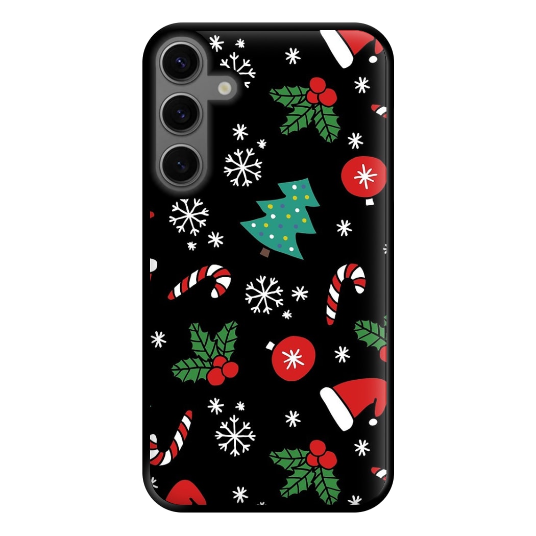 Christmas Objects Pattern Phone Case for Galaxy S23FE