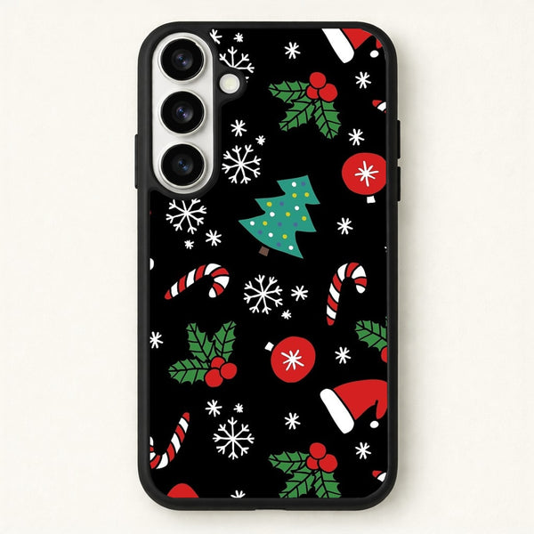 Christmas Objects Pattern Phone Case for Galaxy S26