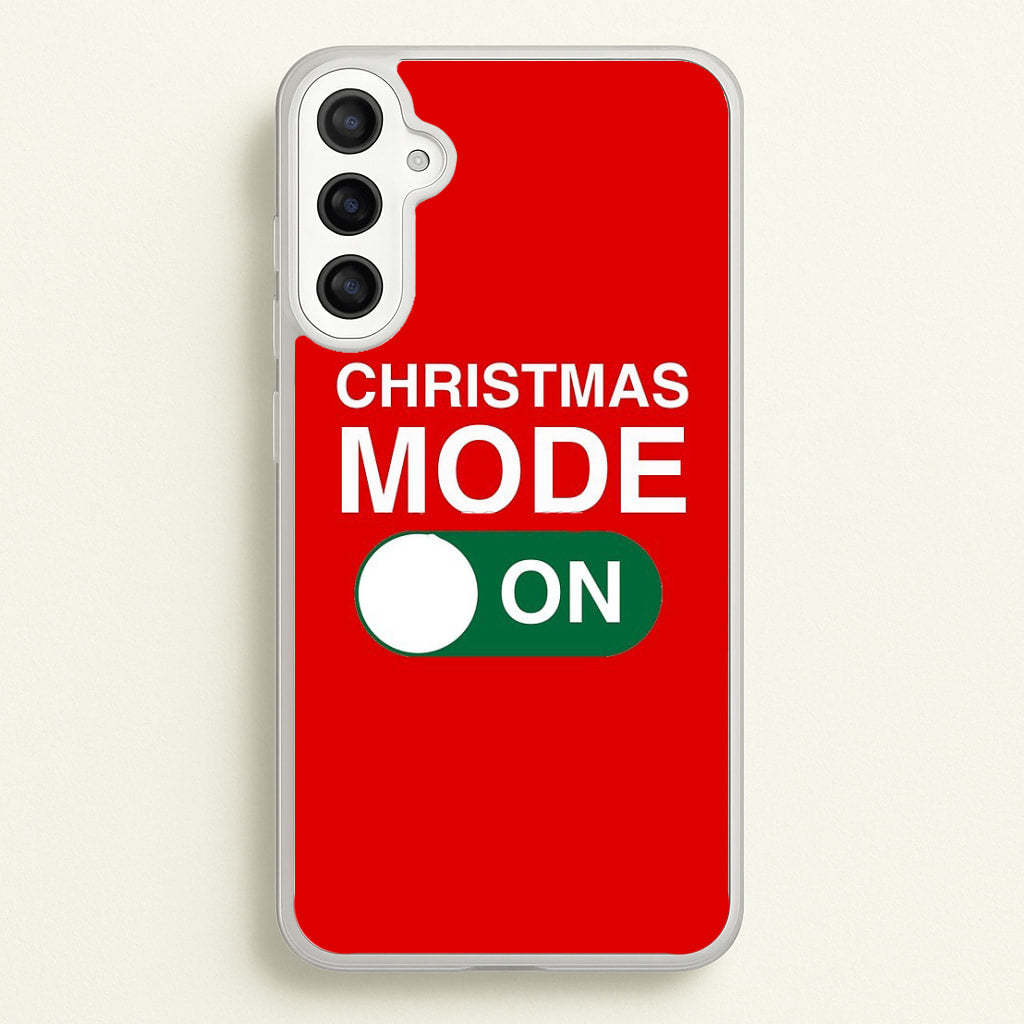 Christmas Mode On  - Elf Phone Case for Galaxy A34