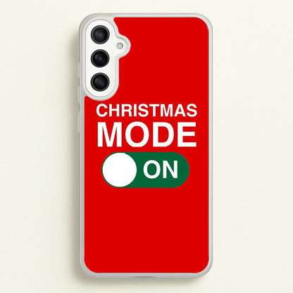 Christmas Mode On  - Elf Phone Case for Galaxy A34