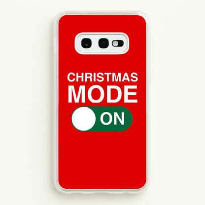 Christmas Mode On  - Elf Phone Case for Galaxy S10e