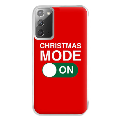 Christmas Mode On Phone Case for Galaxy Note 20 Ultra