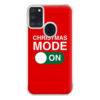 Christmas Mode On Phone Case for Galaxy A21s