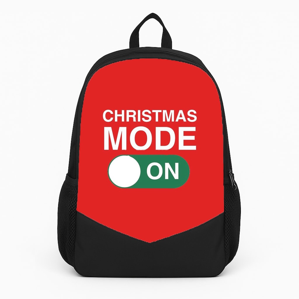 Christmas Mode On Backpack