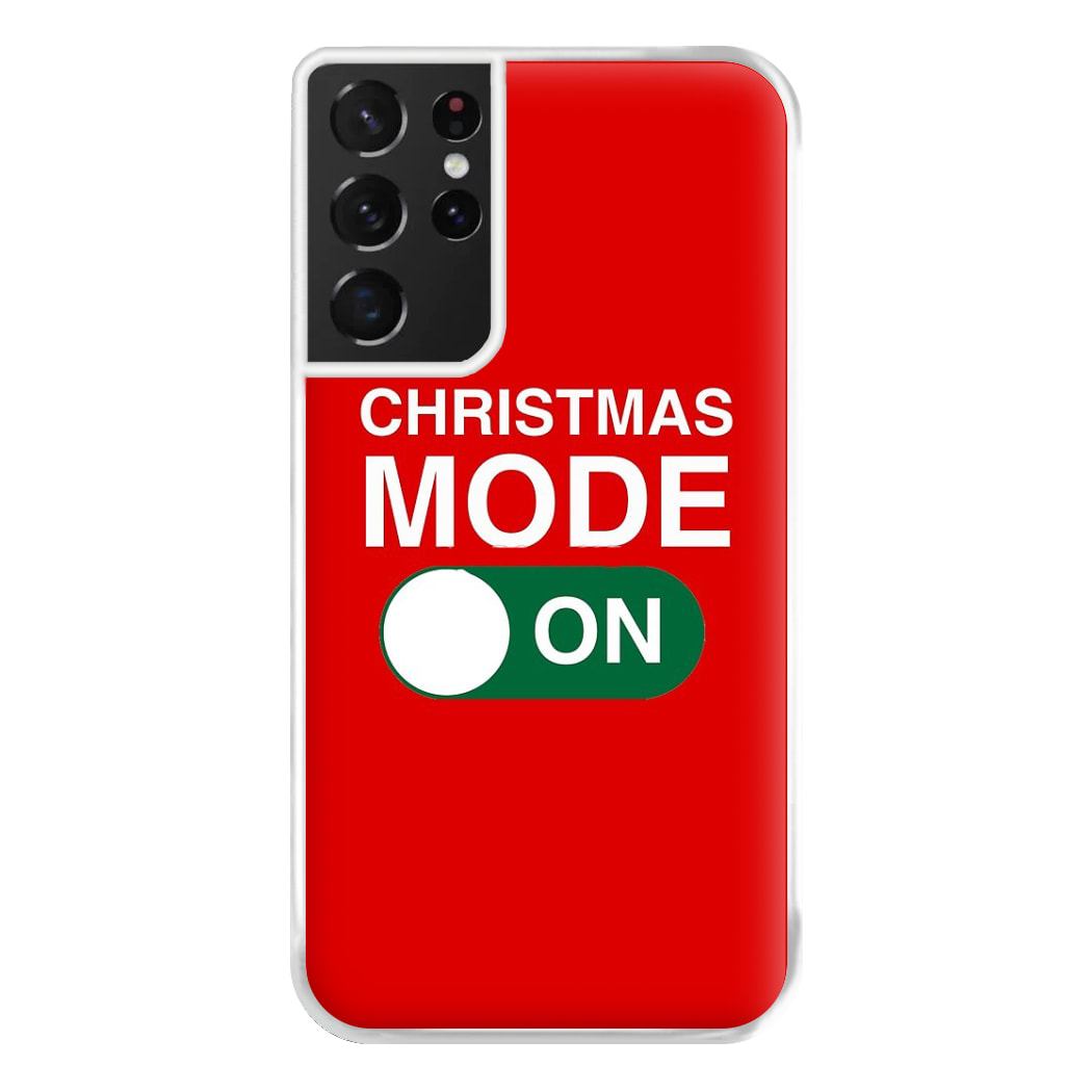 Christmas Mode On Phone Case for Galaxy S21 Ultra