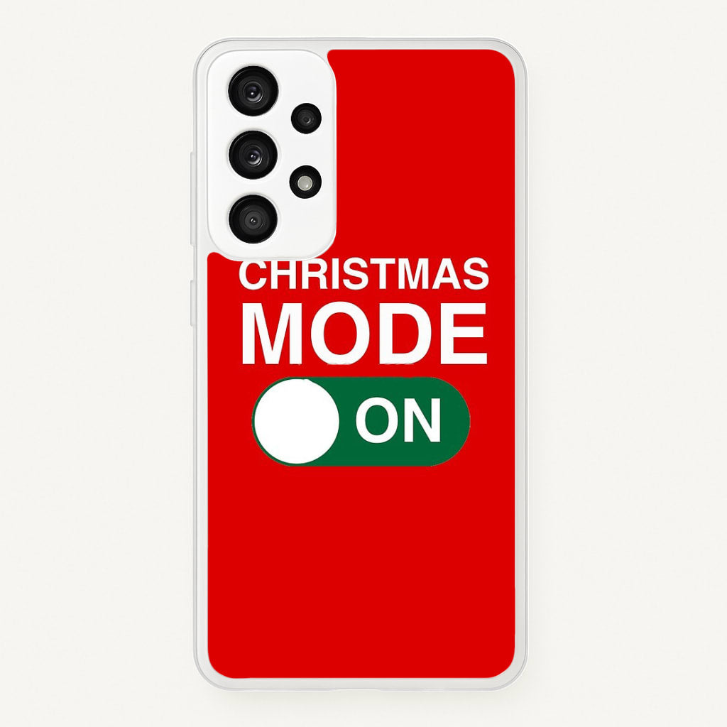 Christmas Mode On  - Elf Phone Case for Galaxy A53