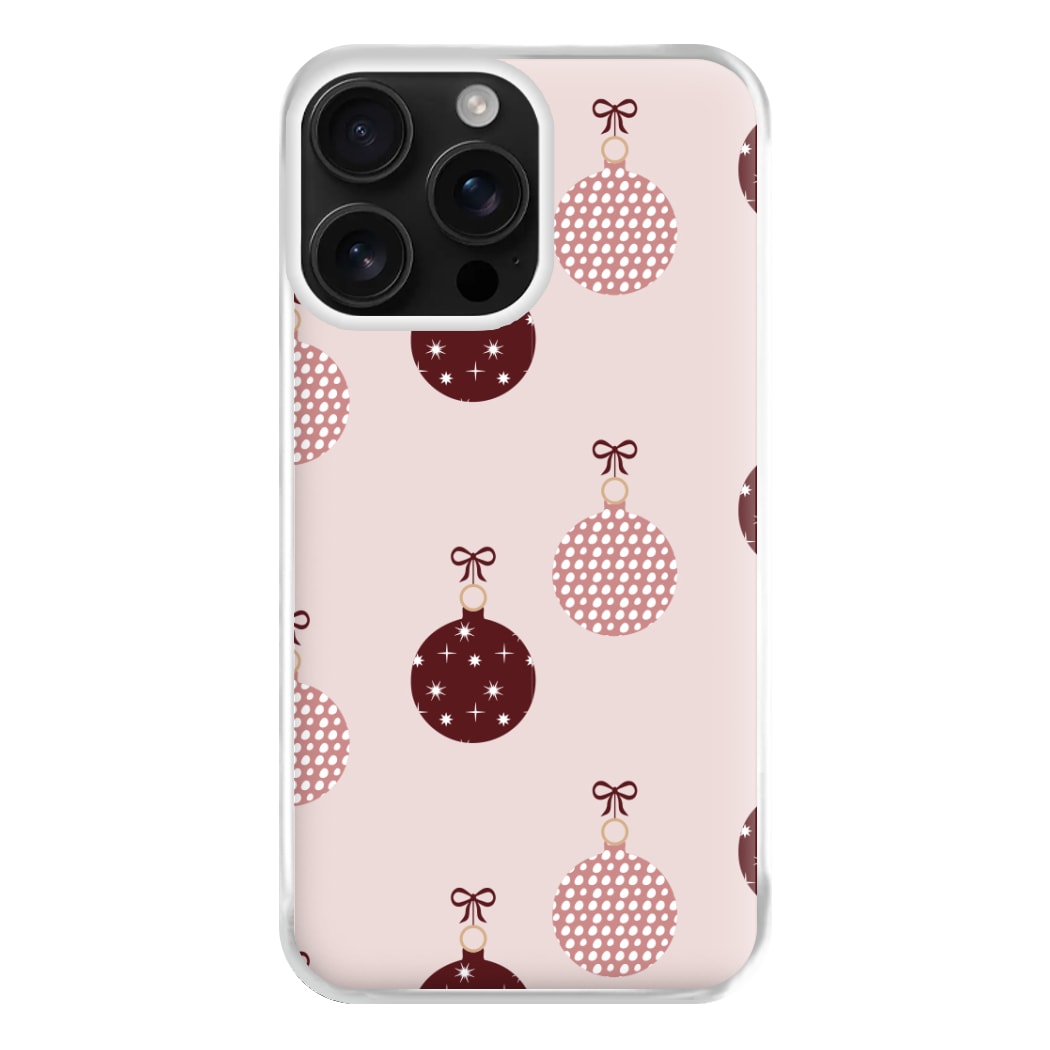 Christmas Bauble Pattern Phone Case