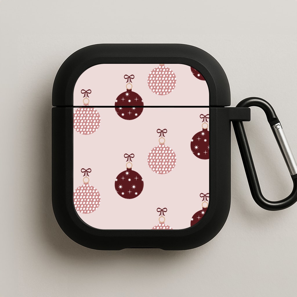Christmas Bauble Pattern AirPods Case