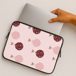 Christmas Bauble Pattern Laptop Sleeve