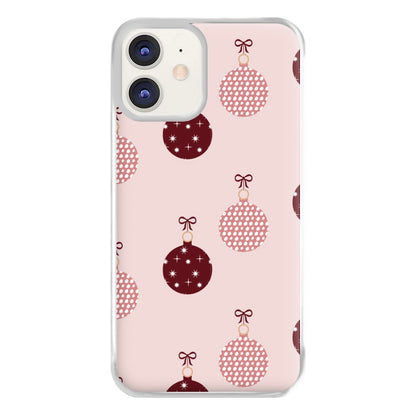 Christmas Bauble Pattern Phone Case for iPhone 11