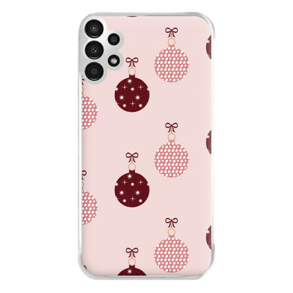 Christmas Bauble Pattern Phone Case for Galaxy A13