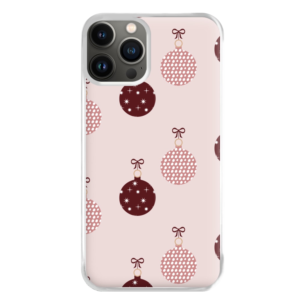 Christmas Bauble Pattern Phone Case for iPhone 11 Pro Max