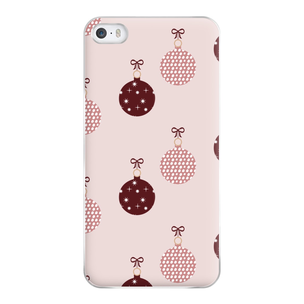 Christmas Bauble Pattern Phone Case for iPhone 5 / 5s / SE 2016