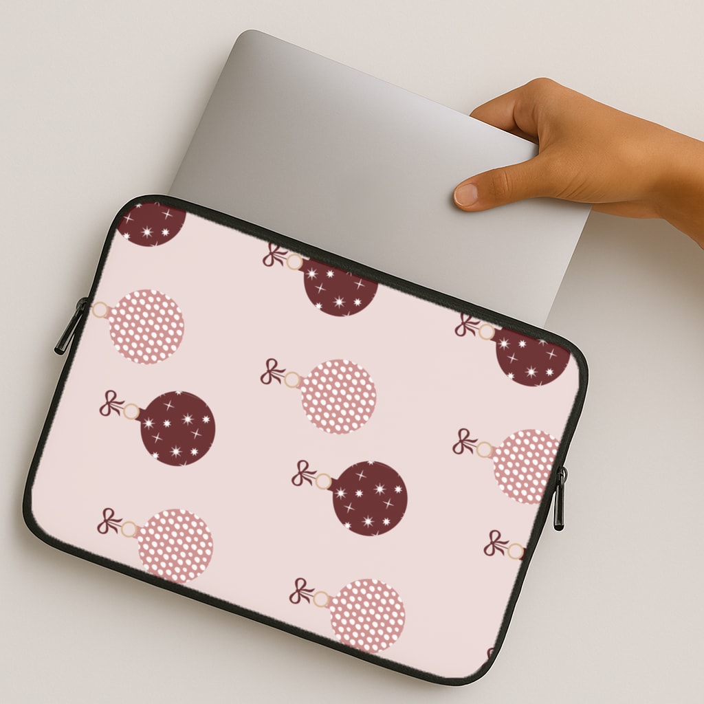 Christmas Bauble Pattern MacBook Case